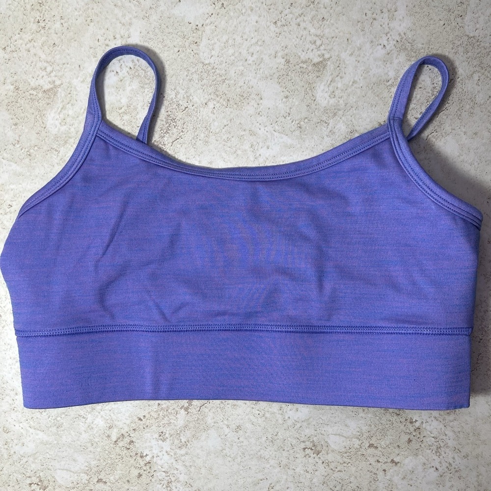 IVL Collective Women's Everyday Crop Sports Bra Periwinkle Purple Size 8‎